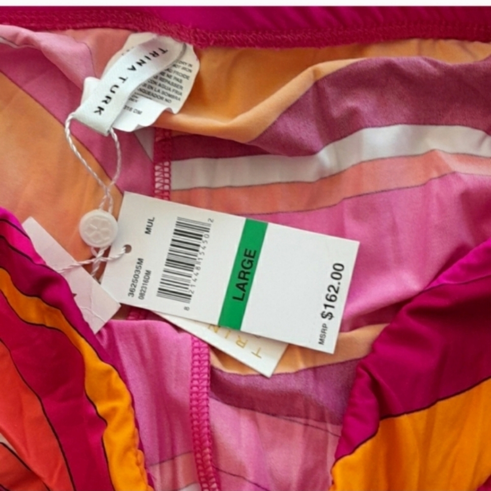 NEW TRINA TURK Vivid Vista Spa And Swim Collection SIZE LARGE - Picture 6 of 10